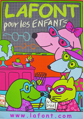 Affiche Lunettes Lafont pour Les Plus Belles Lunettes du Monde